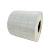 Tamaño Personalizado de Fábrica Blanco Sin Impresión Arcoíris Oro Mate Plata Mate Perlado Papel Sintético Pegatina de Nombre Pegatina de Nombre