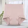 Al por mayor 60 algodón peinado cintura alta calzoncillos tipo boxer para mujer ampliados talla grande algodón adelgazante de abdomen primavera y verano