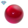 Huagang gema bola cuentas redondas 5# corindón rojo piedra desnuda esférica cuentas de luz rubí sintético pequeño redondo superficie lisa