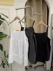Camiseta Regata de Algodão Fino Estilo Japonês 69211 com Renda para Mulheres