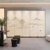 Nova divisória de tela estilo chinês para sala de estar, dobrável, móvel, para escritório, hotel, clube, sala de chá, decoração de hall de entrada