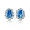 Tiktok Mais Vendidos Flor de Gelo Lapidada Pedra Preciosa Diamante de Alto Carbono Brincos de Girassol para Mulheres Moda Brincos de Luxo Dropshipping ao Vivo