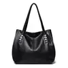 Bolso Nuevo Transfronterizo para Mujer, Bolso de Hombro Simple Casual de Gran Capacidad, Bolso Práctico Retro para Debajo del Brazo, Bolso Tote Versátil de Cuero Suave