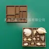 Estante Transfronterizo para Minúsculos Adornos Imán para Refrigerador Estante de Madera para Miniaturas de Joyería Almacenamiento de Muestras Minerales