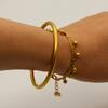 Presente de Casamento Método Antigo Anel de Ouro Imitação Ouro Ouro Cor Dourada Pulseira Herança Masculina e Feminina Celebridade da Internet Mesmo Bracelet