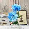 Flores Artificiales Serie Azul para Decoración de Salón de Bodas, Habitación de Boda, Arreglo de Piso de Hotel, Arreglo de Flores de Hortensia Artificial