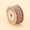 Fabricante Estilo Tibetano Cuerda de Algodón Retorcida a Mano Cuerda Tejida Hecho a Mano DIY Juego Cultural Pulsera de Cordón de Mano Cuerda para Collar Material de Cuerda Hilo para Abalorios