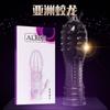 Set de Extensión de Pene Erótico de Cristal, Estimulación Clitoral, Partículas Roscadas Eróticas para Parejas, Uso Exterior, Set Diente de Lobo para Adultos