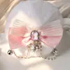 Acessórios SM, pedra preciosa, laço, sino, pompom, plug anal, treinamento de corte traseiro, brinquedo sexual adulto, clipe de mamilo, plug anal integrado