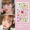 Pegatinas de diamantes acrílicos para el contorno de los ojos, pegatinas de diamantes rotos, gotas de agua, lágrimas, festival de música, maquillaje de ojos, decoración facial, pegatinas para los ojos, pegatinas de diamantes de imitación brillantes.
