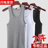 Chaleco para Hombre para Padre Todo Algodón Puro Antibacteriano Primavera y Verano Sin Mangas Camiseta Deportiva Transpirable para Hombre de Mediana Edad y Anciano Camiseta de Anciano