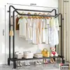 Novo Varal de Chão com Orelhas de Gato Cabide para Quarto de Aluguel Vertical Multifuncional Cabide de Roupas Artefato para Secar Roupa e Colcha na Varanda