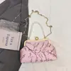 Nuevo Bolso de Noche Retro Estilo Chino para Mujer, Nuevo Bolso Bordado Estilo Nacional Cheongsam, Bolso de Mano con Cadena de Perlas para Hombro Cruzado