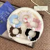 Linda Diadema de Gato Kt para el Cabello Cuerda Rosa para el Cabello de Otoño e Invierno Diadema de Dibujos Animados para Niña Estilo Ins Mejor Amiga Goma Elástica Dulce Accesorios para el Cabello
