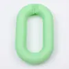 Plástico Acrílico Tacto de Mano Cadena de Color Pintura 24*39 Hebilla de Pegamento DIY Aro Abierto para Saltar Cadena de Bolsa de Joyería Accesorios