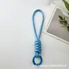 Cordão de Celular Moderno com Nó Multicor, Cordão Curto Criativo Trançado, Chaveiro para Capa de Celular, Alça Destacável Anti-Perda