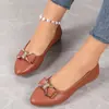 Sapatos femininos de camada única plus size de comércio exterior 2024 nova coleção primavera bico fino com salto plataforma e laço de strass em estoque