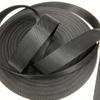 Preto e branco cor espinha de peixe fino caroço denso padrão imitação nylon correia bolsa alça bolsa encadernação cinto sapato chapéu acessórios