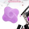 Esponja de silicone para limpar pincéis de maquiagem tábua de esfregação ferramenta de beleza para maquiagem almofada de limpeza almofada de esfregação com ventosa de silicone
