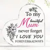 Nuevos Adornos de Manualidades Acrílicas 'Amor Nuevo' de Amazon para el Día de la Madre y Navidad, Regalos de Decoración de Escritorio