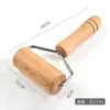 Rolo de Massa de Duas Cabeças, Rolo de Massa de Madeira Sólida, Rolo de Massa Doméstico, Rolo de Massa de Mão, Ferramenta de Cozinha para Assar