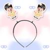 Diadema con resorte estéreo de Chen Junming, horquilla para el cabello, asistencia para conciertos