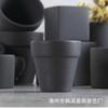 Cerámica Negra y Cerámica Roja Estilo Europeo Arcilla Púrpura y Maceta Florero Flor de Orquídea Maceta Suculenta Maceta Bonsái Gres y Cerámica Lisa Personalizada Grande Mediana y Pequeña Maceta Florero de Arcilla Púrpura