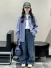 Camisa para Niña 2026 Otoño Nuevo Estilo Niños Medianos y Grandes Estilo Coreano Camisa a Cuadros Ropa Infantil Principios de Otoño Manga Larga Cárdigan Top