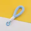 Lanyard de Felpa Corto de Colores para Teléfono Móvil Llavero de Muñeca de Caja Sorpresa para Taza de Agua Joyería Accesorios Pequeños