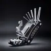 Llave Multifuncional 16 en 1 Destornillador Hexagonal Plegable Llave Allen Plegable Set de Herramientas de Llave para el Hogar