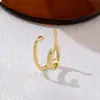 Brincos de Clipe Estilo Minimalista Japonês com Design Simples, Modernos e Versáteis, Brincos de Alta Qualidade, Brincos Tendência Personalidade Atacado