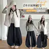 Conjunto de Chaleco de Moda Otoño/Invierno para Niñas Grandes, Forrado de Felpa, Engrosado, Pantalones Casuales de Pierna Ancha, Conjunto de Tres Piezas para Finales de Otoño