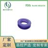 Fabricante de Anillos de Goma de Silicona Hs Viene a Muestrear Bobina Protectora de Goma Personalizada Resistente a Altas Temperaturas Púrpura
