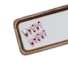 Unhas Usáveis Totalmente Feitas à Mão, Novos Adesivos para Unhas Estilo Gato Dazzling, Produtos Acabados no Atacado, Unhas Postiças Removíveis em Forma de Coração Pintadas à Mão