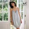 Bata de Noche de Seda Estilo Francés para Mujer de Primavera y Verano, Vestido Holgado y Cómodo de Seda 100% de Alta Gama, Bata para Estar en Casa