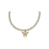 Collar de Aleación de Cobre Nuevo Primavera y Verano Nuevo Collar de Mariposa para Mujer Exquisito Versátil Sencillo Nicho Cadena para Clavícula