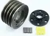Cubierta estriada de polea para rectificadora M1332A/M1332B cubierta de extremo de polea de husillo de rectificadora externa accesorios para rectificadora