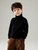 Tejidos 100% Lana Pura para Niños y Niñas Engrosados Otoño e Invierno Holgados Tejidos de Punto para Niños Niñas Cuello Alto Prendas de Punto Básicas