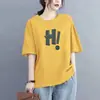 Comercio Exterior Transfronterizo Ropa para Mujeres de Mediana Edad y Mayores Tallas Grandes 2026 Nuevo Estilo Comercio Exterior Transfronterizo Camiseta Básica que Cubre la Barriga Top para Mujer