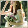 Pegatinas de Tatuaje de Mariposa de Hada Impermeables y de Larga Duración Estilo Ins Femenino Pequeñas Frescas Coloridas Brazo Clavícula Pecho Nicho Niñas