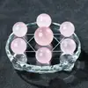 Bola de Cristal Natural Matriz de Siete Estrellas Cornucopia Bola de Cristal de Cinco Elementos Decoración de Adornos para Entrada del Hogar Oficina Apertura