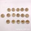 Disco de madera grabado 30 mm 26 letras/números Espesor 7 mm Disco de madera grabado letra A-Z