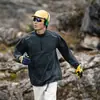 2026 Série Montanha Outdoor Esportes ao Ar Livre Camiseta de Manga Longa de Secagem Rápida Masculina Primavera Outono Conjunto Versátil Solto