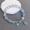 Pulsera de cuentas de transferencia de cinabrio, arena, oro púrpura y mineral de imitación, joyería de regalo para mujer para el año de la vida, pulsera de jade hetiano