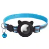 Coleiras para Gatos Transfronteiriças com Sino Selecionadas Cuidadosamente, Adequadas para Coleiras Refletivas com Airtag, Capas de Silicone de Orelha de Gato, Coleiras de Rastreamento para Animais de Estimação