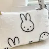 Bolso de Hombro de Felpa Suave de Moda Bolso Trendy Tipo Dumpling 2024 Nuevo Lindo Conejo Gran Capacidad Bolso de Cosméticos Trendy