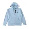Sudadera con capucha de alta calidad para cruzar fronteras, modelo básico Paul Howard, bordado con logo de poni, chaqueta unisex con cremallera