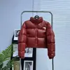 Chamarra de Plumas Putian Pura Original North Face Kendall para Mujer 700 Relleno de Plumón de Pato Blanco Estilo 84 Corta de Cintura Alta