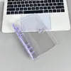 Álbum de Fotos Armazenamento com Argola Única A6, Álbum de Fotos Transparente Capa Macia Popular Multicor, Planejador com 6 Furos