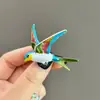 Broche de Pica-pau Duas Cores com Gotejamento de Óleo Novo Fofo Diário Versátil Animal Exquisito Alfinete Retrô Anti-luz Feminino Atacado